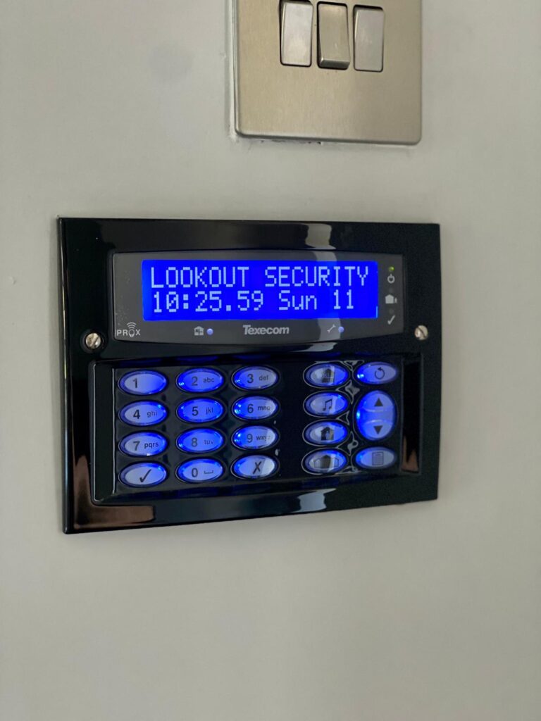 burglar alarm remote monitoring