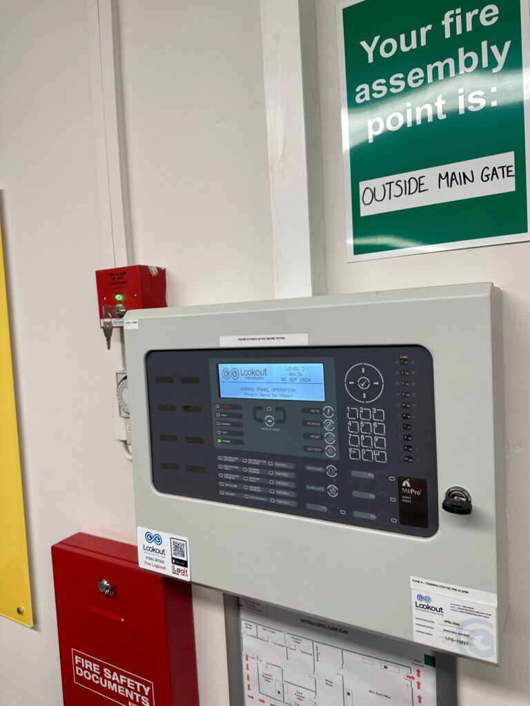 fire alarm installation in hale barns